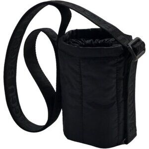 Baggu Puffy Water Bottle Sling in Black, Like New Condition